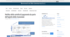 Desktop Screenshot of interservizisrl.it